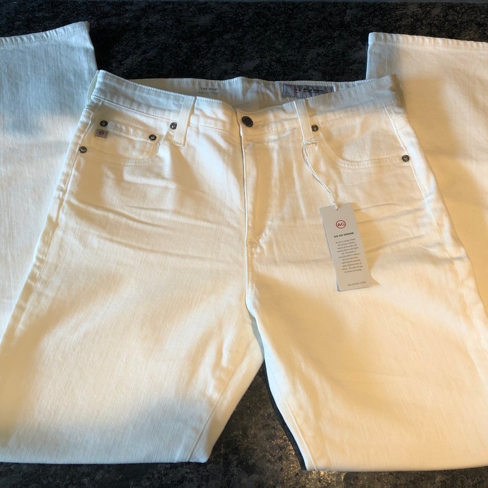 AG Denim High Rise Straight Leg in "The Mari"